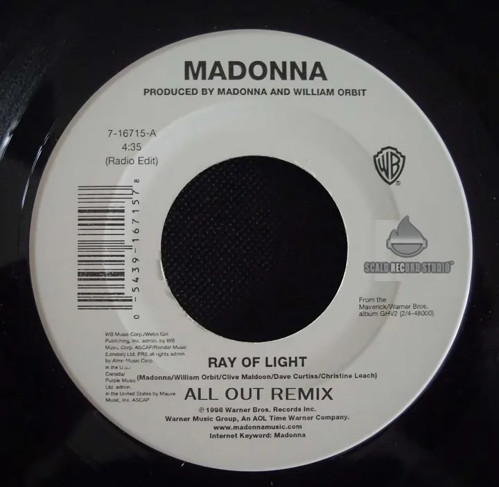 Ray Of Light (All Out Remix) — artwork